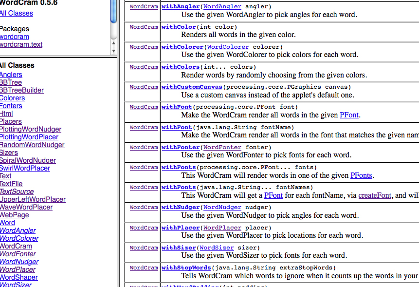wordcram